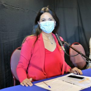 Candidata Jeannette Hurtado, de Nuevo Pacto Social